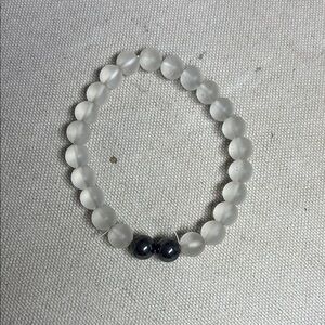 Elegant Clear Stone Bracelet for Balance
